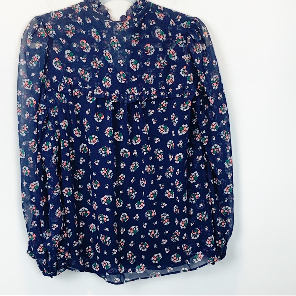 Boyden Sheer Button Up Blouse - image 2